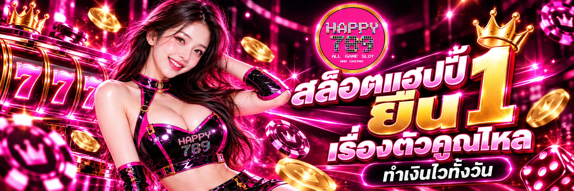 HAPPY789 เรื่องตัวคูณไหล ทำเงินไวทั้งวัน